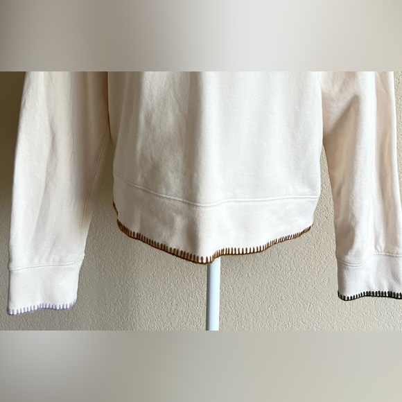 Madewell Stitched Shrunken Sweatshirt Size L - Picture 8 of 11